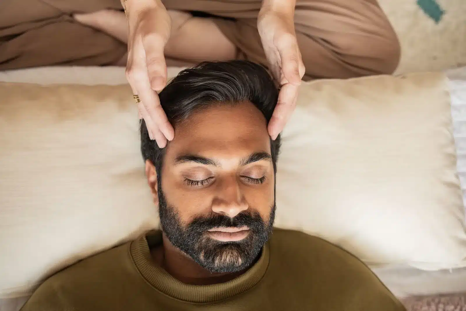 A grounded, calm reiki session for a first-time, skeptical client